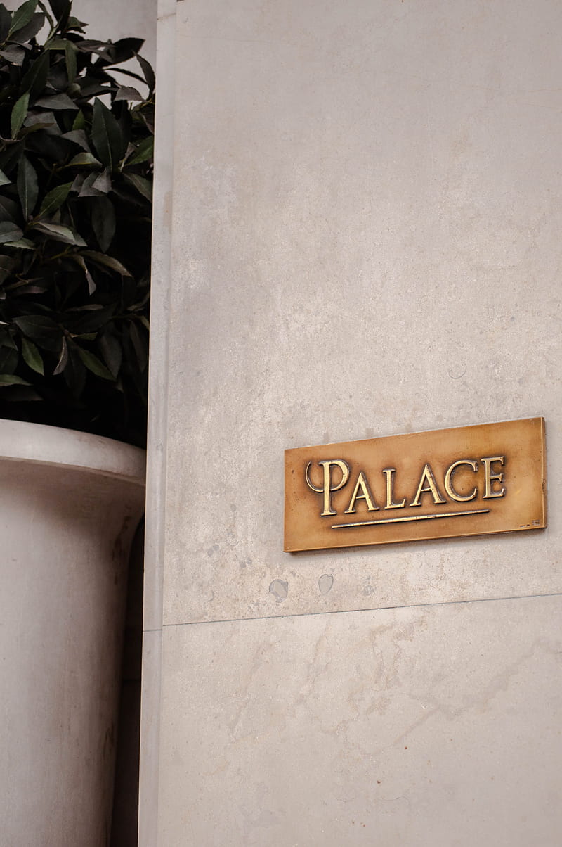 palace, inscription, word, plate, wall, HD phone wallpaper