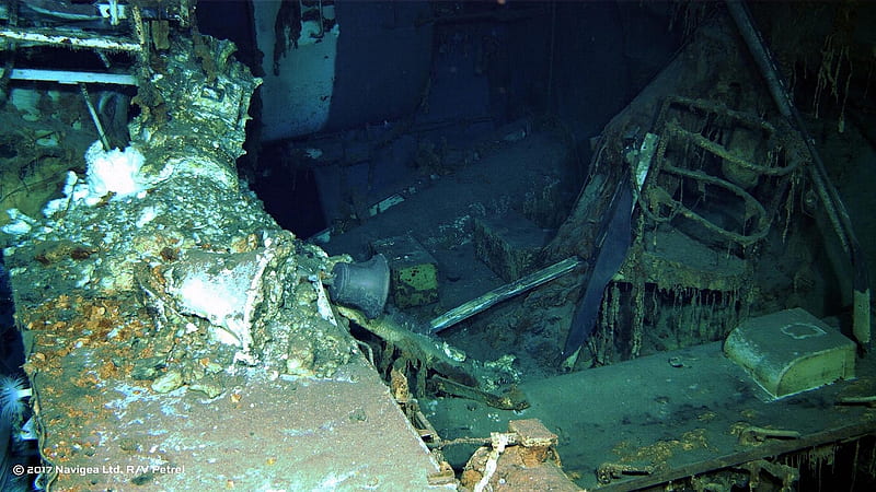 Wreckage of The USS Indianapolis, Ship, WW2, Wreckage, Navy, ROV Submersible, HD wallpaper