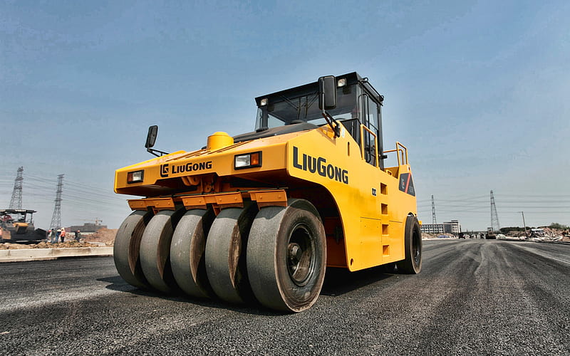 LiuGong 626R, road rollers, 2021 rollers, construction machinery, special equipment, rollers, construction equipment, LiuGong, R, HD wallpaper