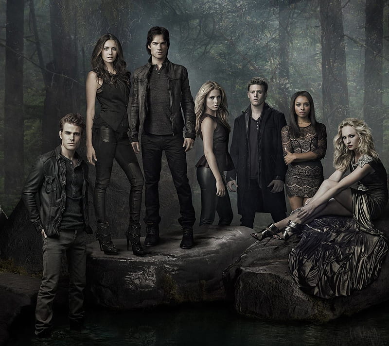 Pin by Haley ⭐️ on HAUNTED MASQUERADE  Klaus and caroline, Vampire diaries,  Vampire diaries cast