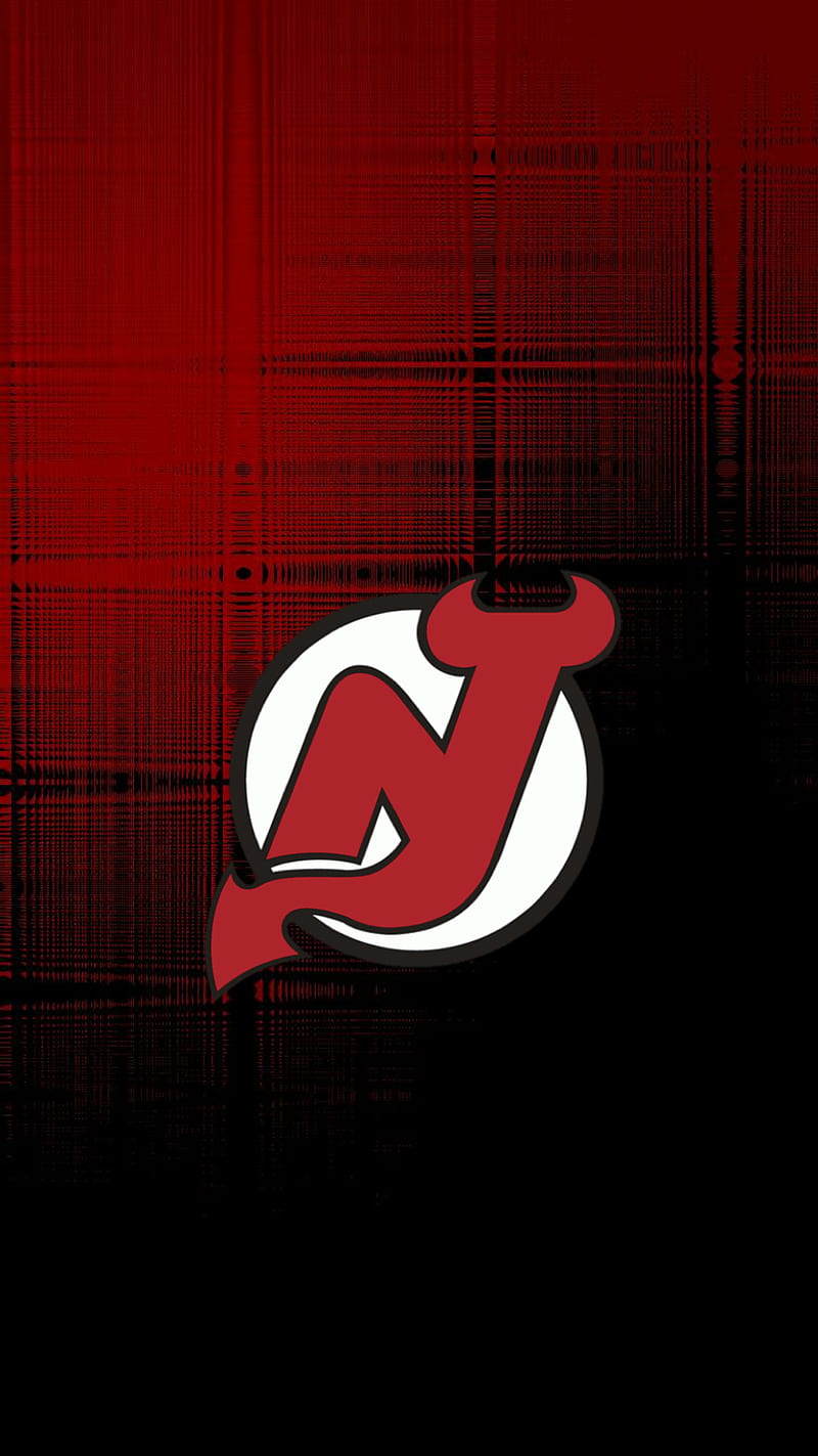 New Jersey Devils, black, hockey, new jersey, nhl, nj, red, HD phone wallpaper