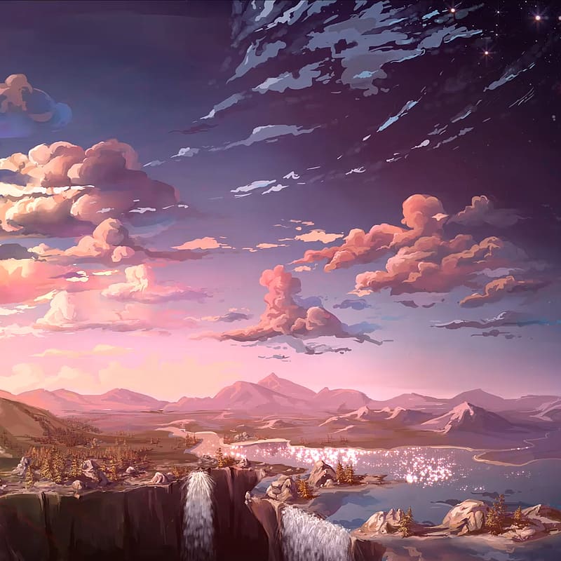 Aesthetic anime town 0w0 calming street sunset thanks HD phone  wallpaper  Peakpx