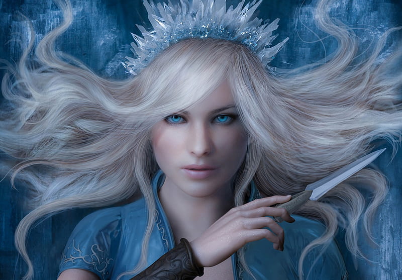 snow queen fantasy art