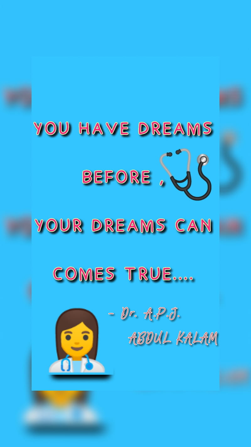 BEING_DOCTOR, doctor, motivational quotes, doctor motivation, .abdul  kalam, HD phone wallpaper | Peakpx