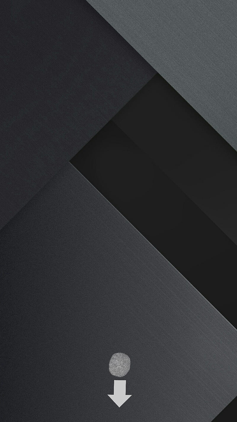 Black fingerprint, edge, empreinte, s6, samsung, HD phone wallpaper
