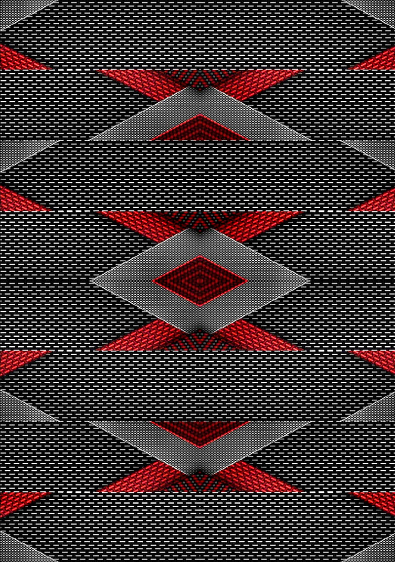 Silver and red, abstract, metal, metalic, steel, HD phone wallpaper