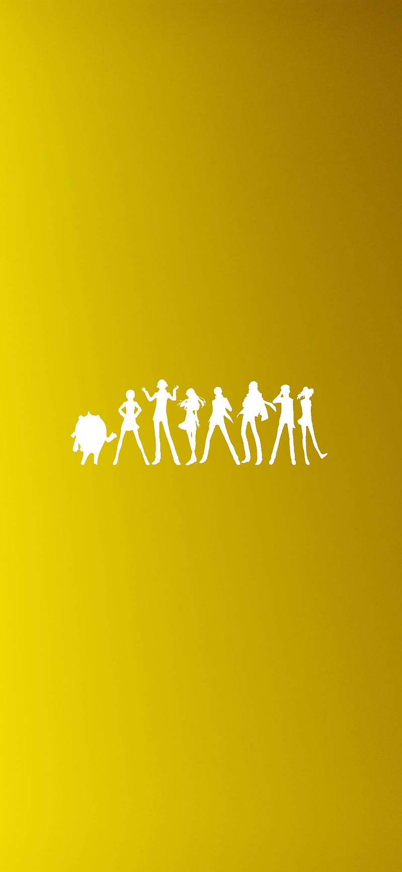 Persona 4 Silhouette, minimalism, persona 4, HD phone wallpaper