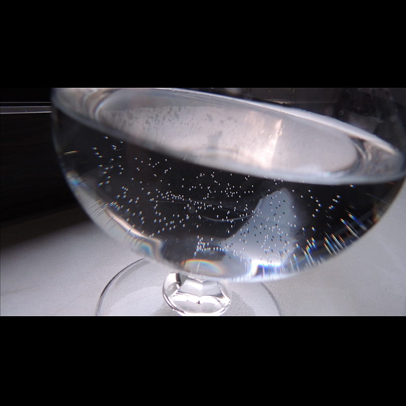 drinking glass, water, bubbles, HD phone wallpaper