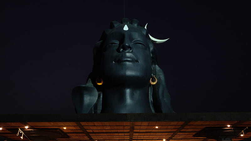 Statue Of Lord Shiva With Background Of Black Shiv, HD wallpaper | Peakpx