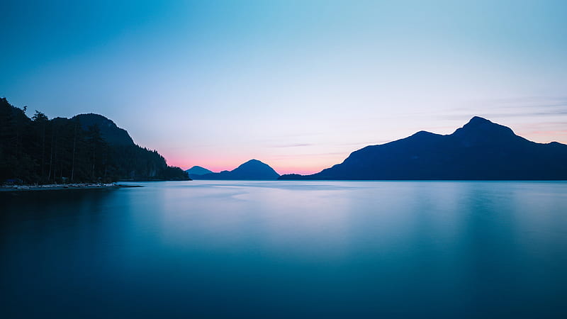 porteau cove provincial park, canada, mountains, water, reflection, scenic, relaxing, Landscape, HD wallpaper