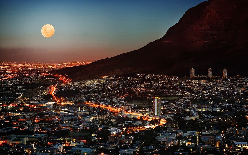 Cities, Cape Town, , Ikapa, HD wallpaper