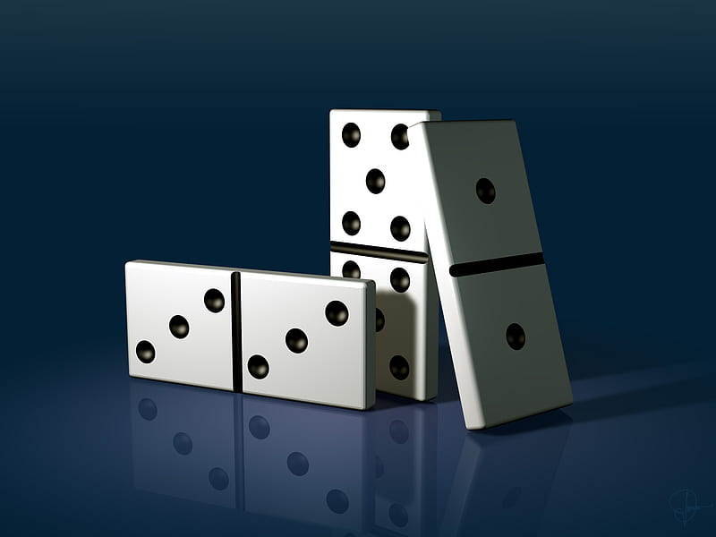 Domino Pieces, domino-pieces, HD wallpaper