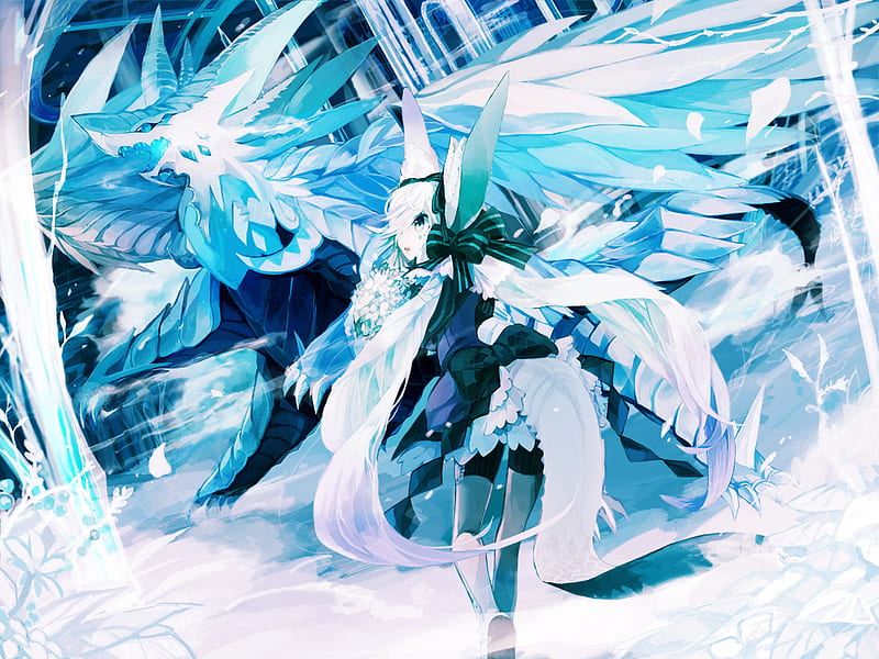 anime white dragon｜TikTok Search