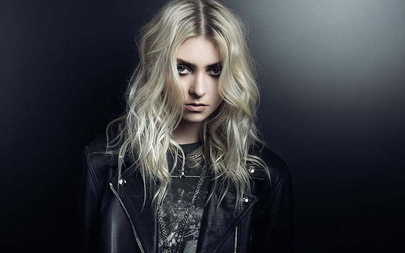 Taylor Momsen, American singer, portrait, blonde, beautiful young woman, HD wallpaper
