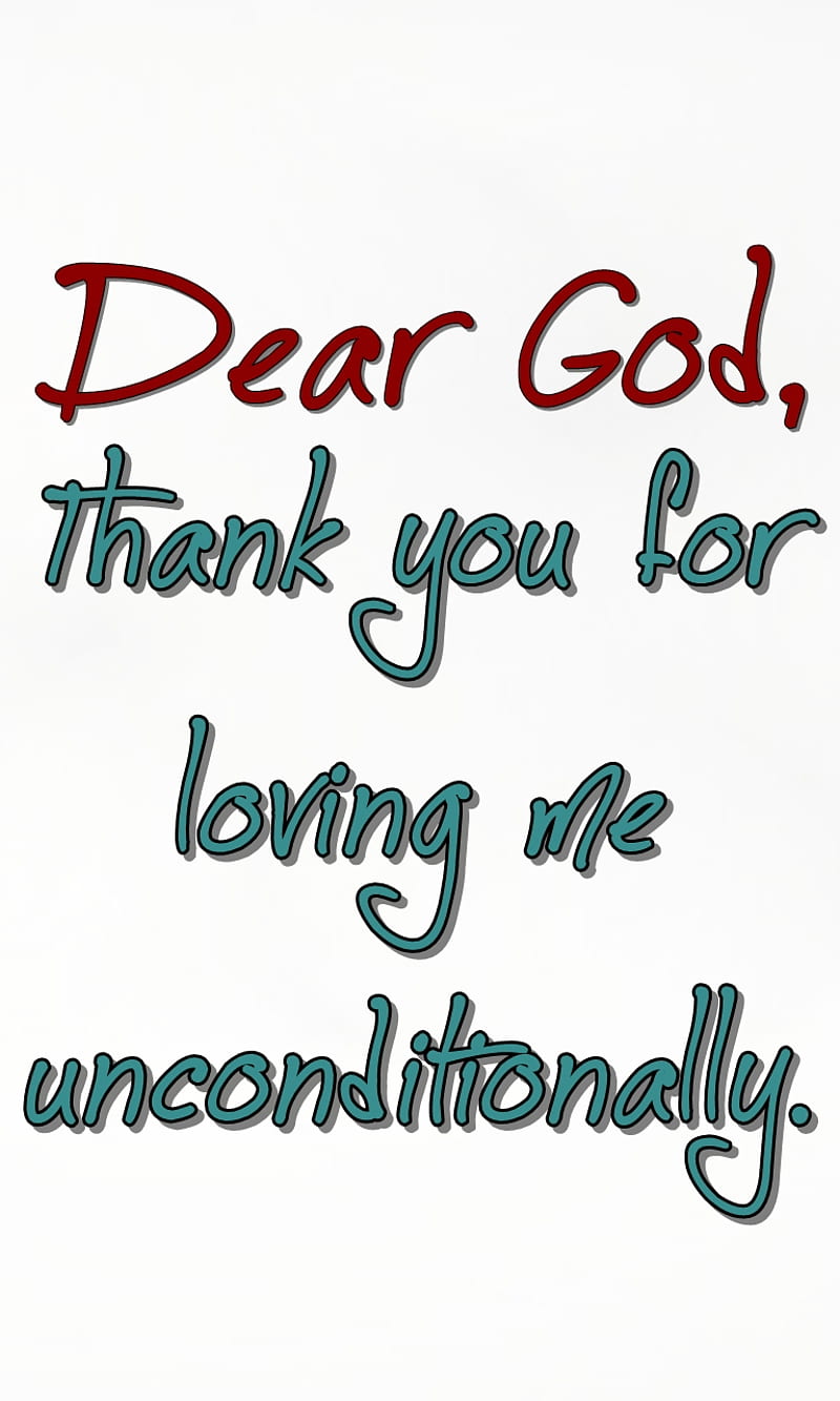 HD wallpaper dear god cool life loving new quote saying sign thank you