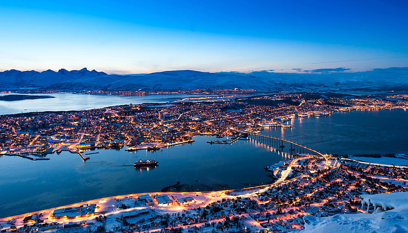 Tromso - Norway, Cities, Towns, Norway, Tromso, HD wallpaper