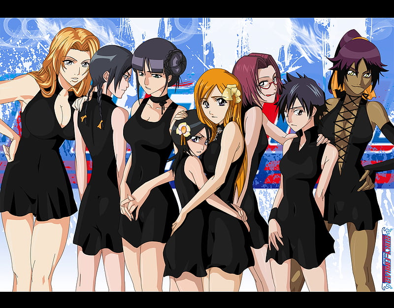 Bleach Girls, chizuru, chizuru honsho, tatsuki, lisa, group, anime, rangiku  matsumoto, HD wallpaper | Peakpx