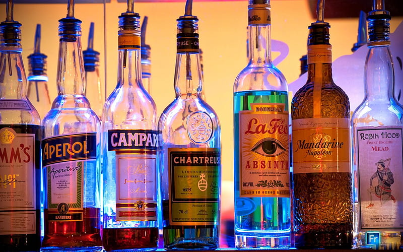 Bebidas, alcohol, club, grafía, colorido, Fondo de pantalla HD | Peakpx