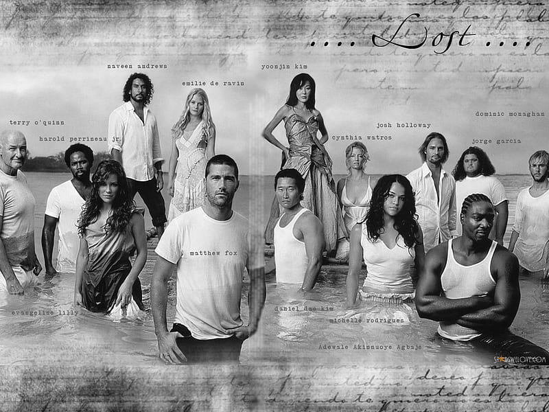 Lost Characters, lost, tv serie, entertainment, american serie, HD wallpaper