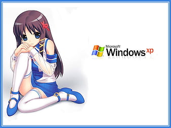 Windows-XP Anime Girl - Windows & Technology Background Wallpapers on  Desktop Nexus (Image 206875)