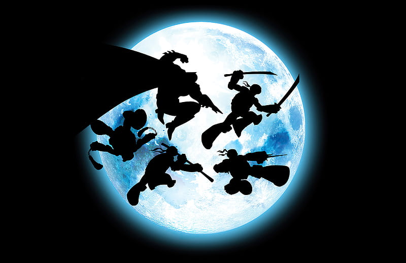 Batman With Tmnt, batman, superheroes, artwork, behance, HD wallpaper
