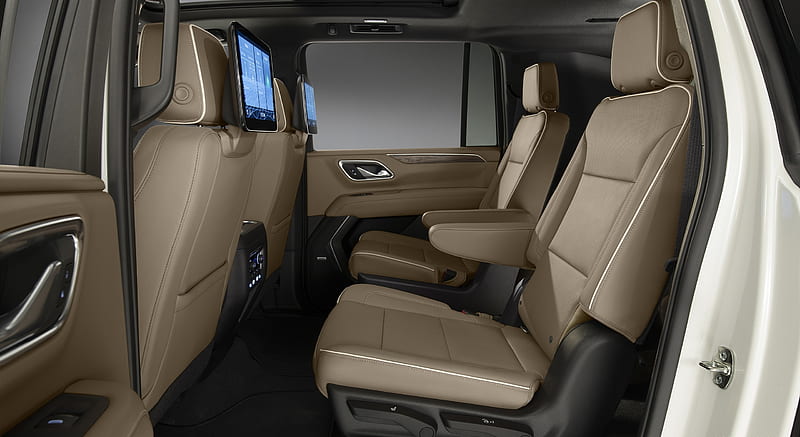 2021 Chevrolet Suburban - Interior, Rear Seats , car, HD wallpaper