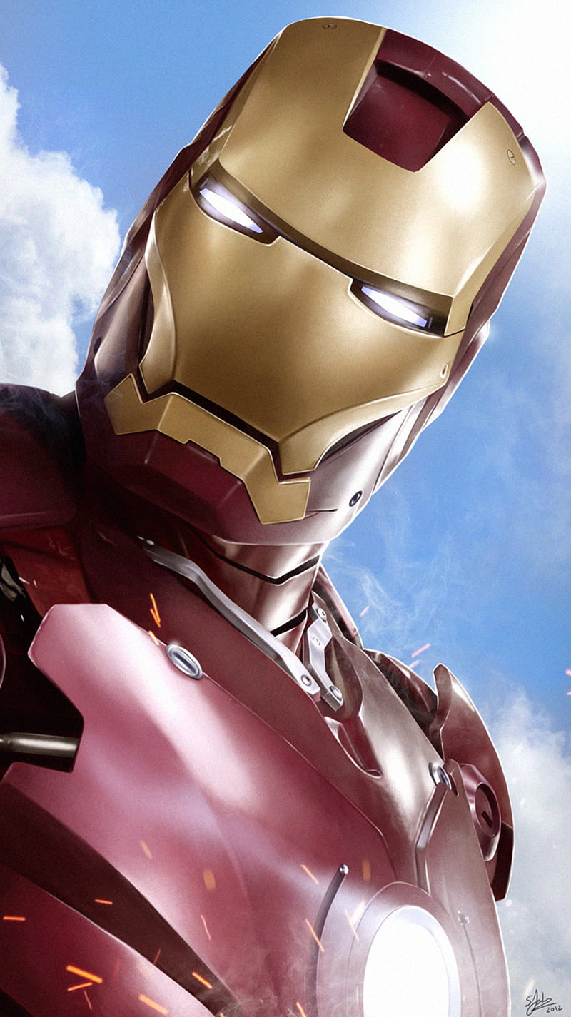 Iron Man, avengers, iron, ironman, marvel, stark, tony, HD phone wallpaper