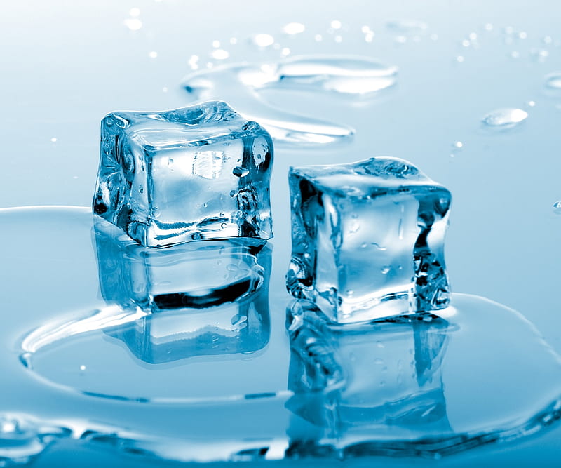 Ice Cubes, cold, cool, desire, ze, frozen wall, water, winte, HD wallpaper
