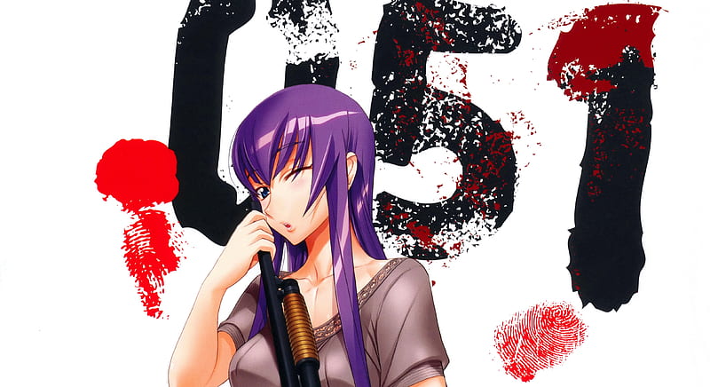 Anime, Highschool Of The Dead, Saeko Busujima, HD wallpaper | Peakpx