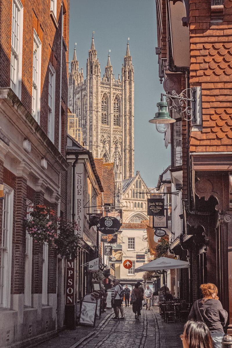 Canterbury Cathedral, Kent. Travel aesthetic, Travel inspiration, City aesthetic, HD phone wallpaper