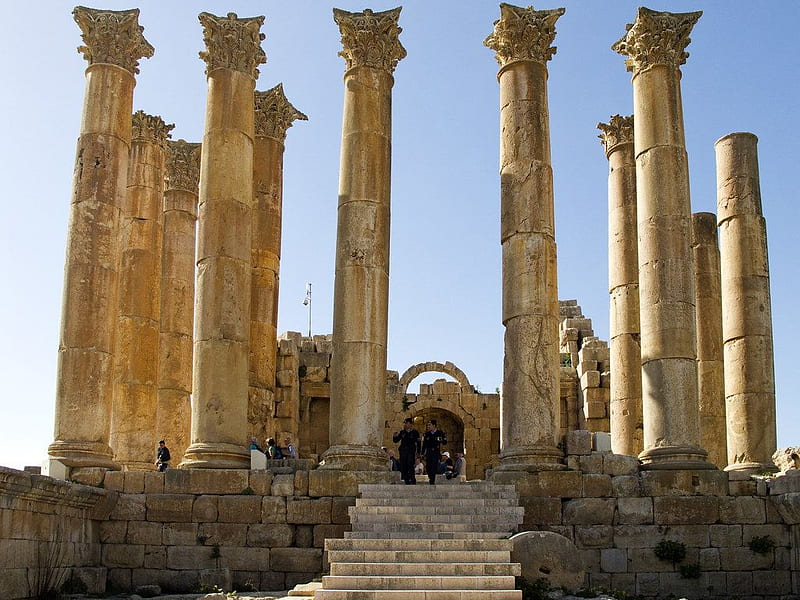 20110301_Jordan_0175 Jerash. The Temple of Artemis in Jeras, HD wallpaper
