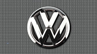 volkswagen logo black background