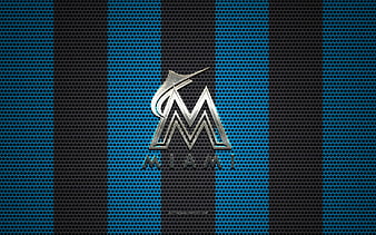 Download wallpapers Miami Marlins, MLB, 4K, East division, blue orange  abstraction, logo, material design, baseball, Miami, Florida, USA, Major  League Baseball for desktop with resolution 3840x2400. High Quality HD  pictures wallpapers