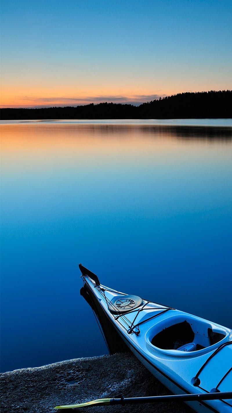 Blue Lake, beautiful nature, nature, HD phone wallpaper