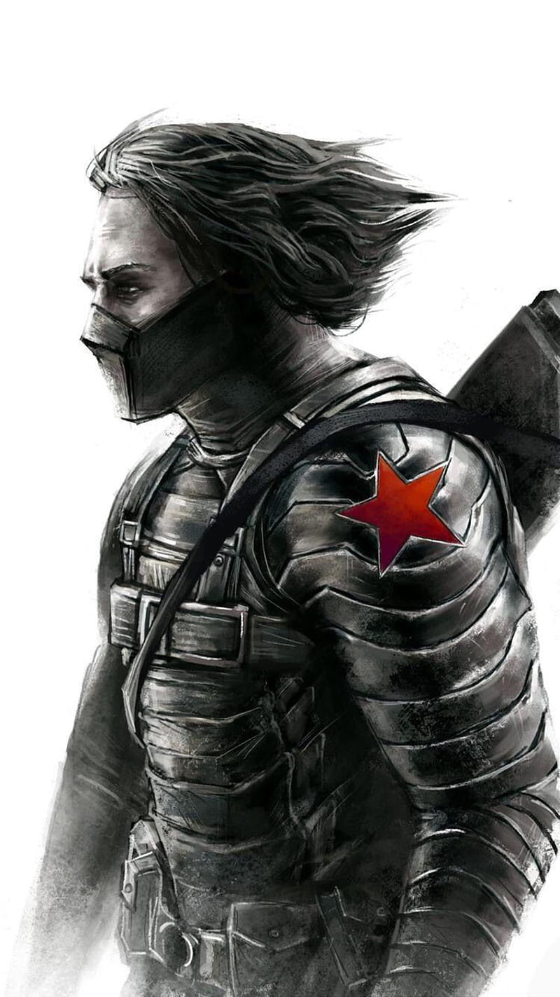 Download Captain America Shield iPhone Winter Soldier In Front Wallpaper   Wallpaperscom