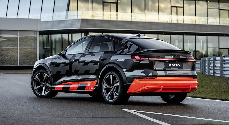 2020 Audi e-tron S Sportback Concept - Rear Three-Quarter , car, HD wallpaper
