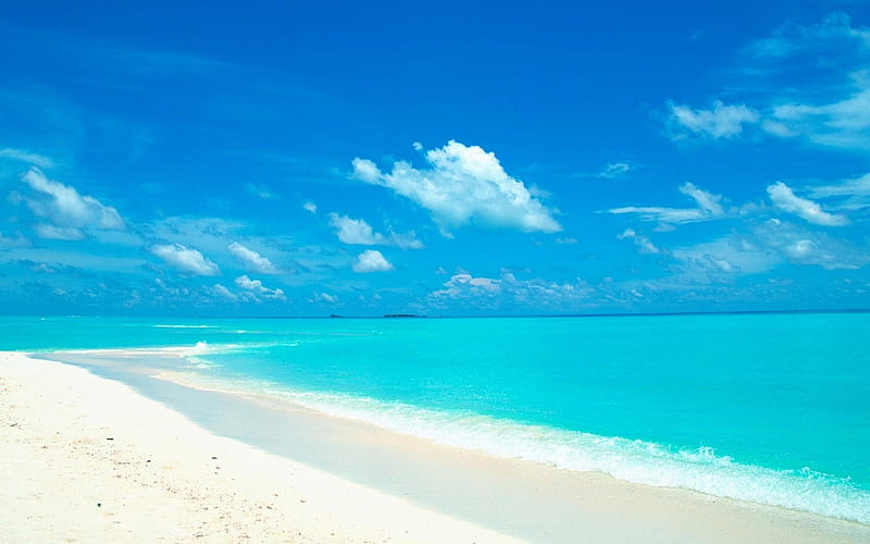 Beautiful Sandy Beach, Sand, Beaches, Nature, Paradise, HD wallpaper