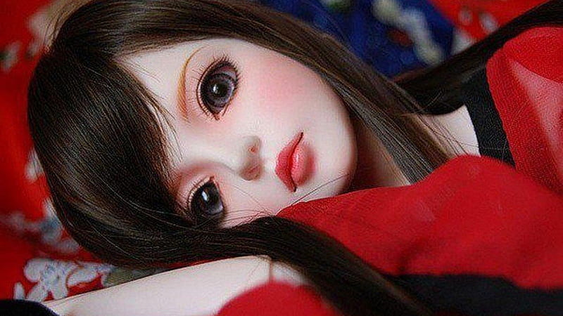 Cute Barbie Doll In Red Dress Barbie, HD wallpaper | Peakpx