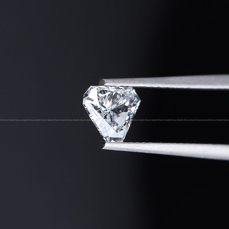 0.77 CT Shield Cut Loose Diamond/ Antique Lab Grown Diamond, Loose Diamonds, HD wallpaper