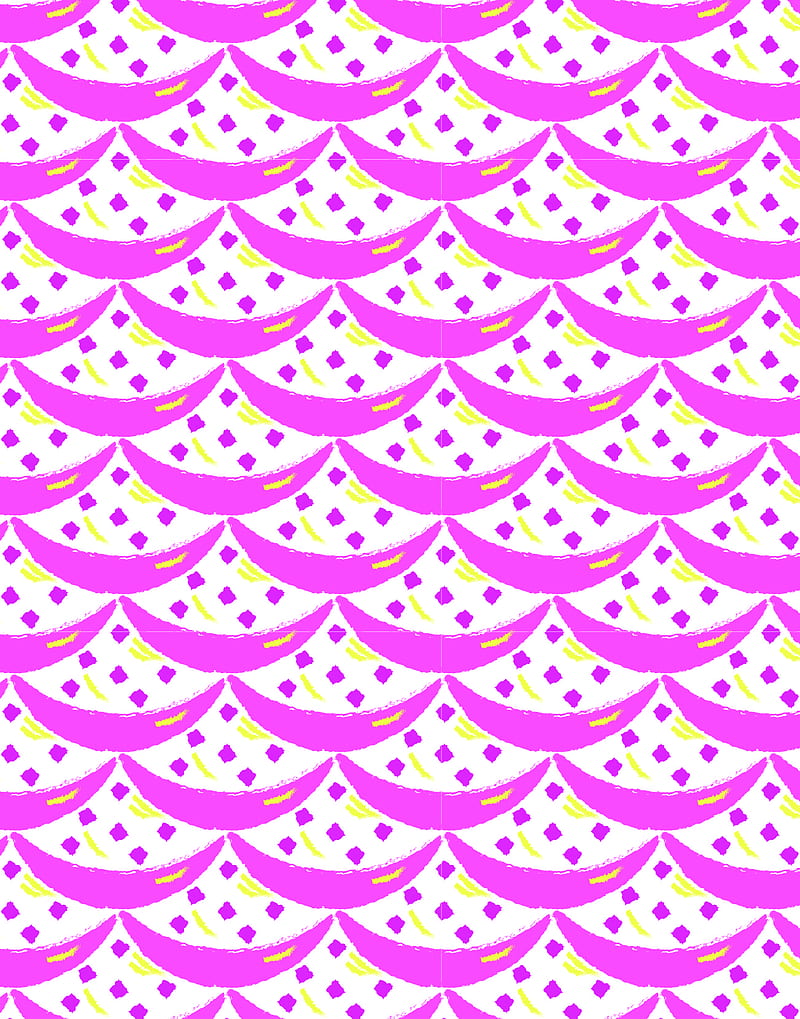 summer, pattern, pink, yellow, women, Pinky, HD phone wallpaper