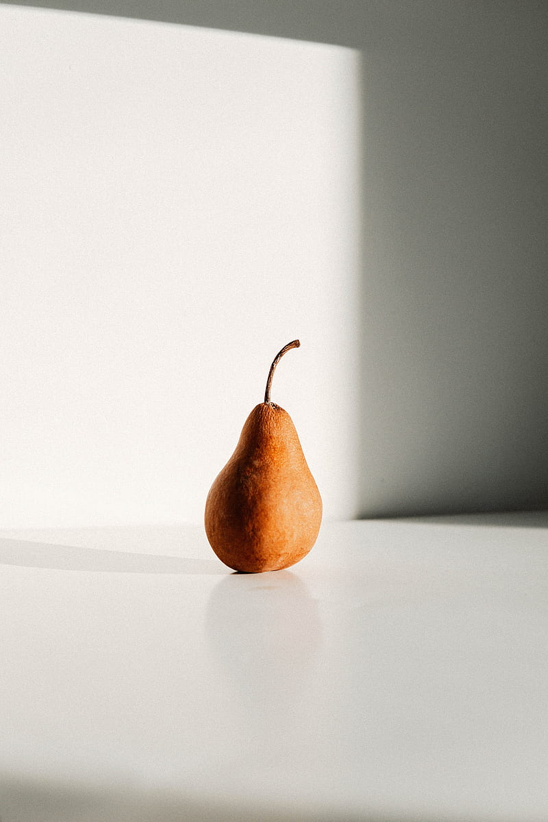 pear, fruit, brown, HD phone wallpaper