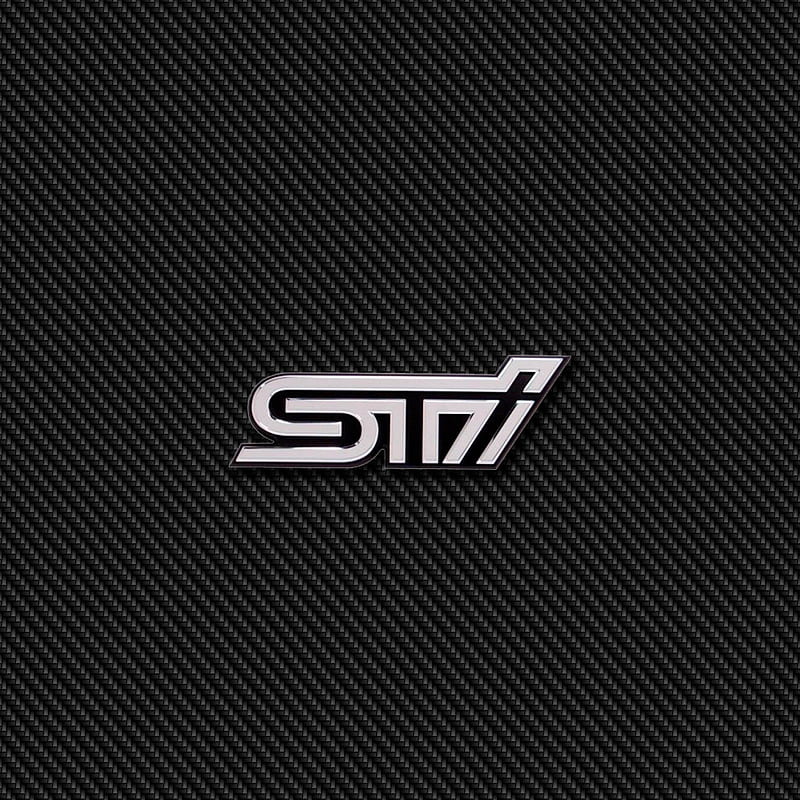 Sti Chrome Carbon Badge Emblem Logo Subaru Wrx Hd Phone Wallpaper Peakpx