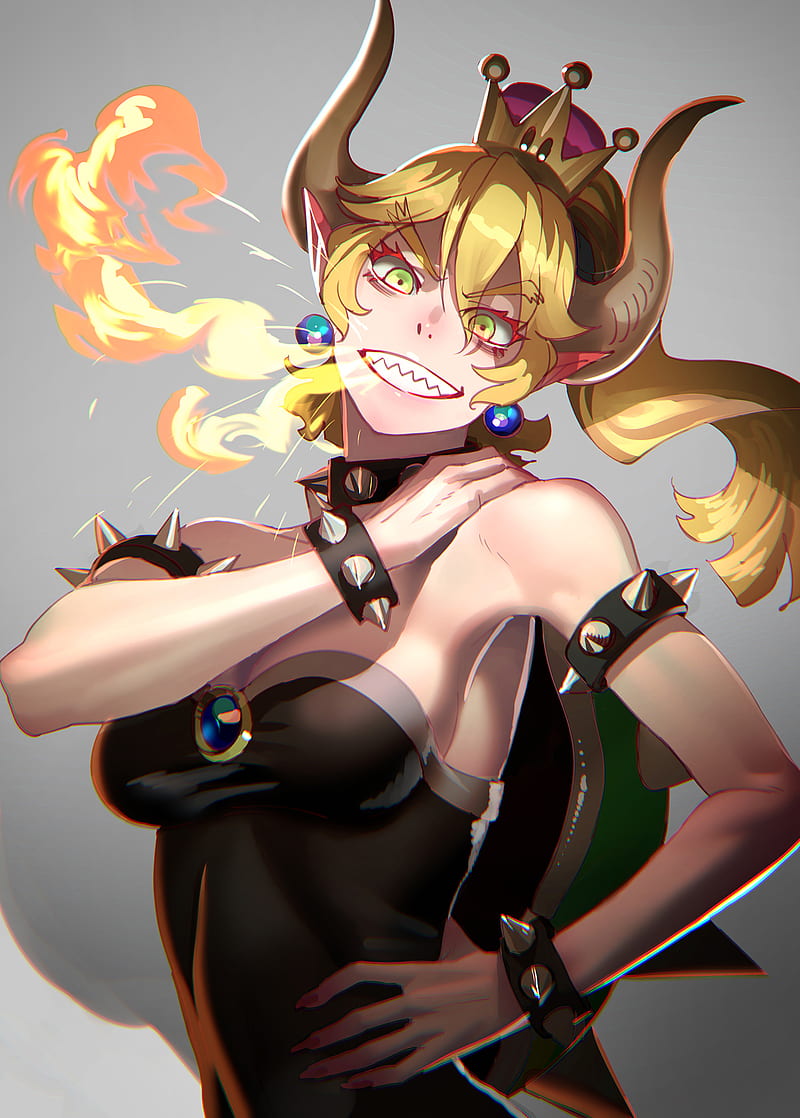 2480x2056  Bowsette wallpaper  Coolwallpapersme