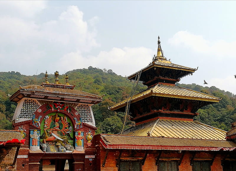 NEPAL temple, banepa, culture, nature, nepal history, HD wallpaper