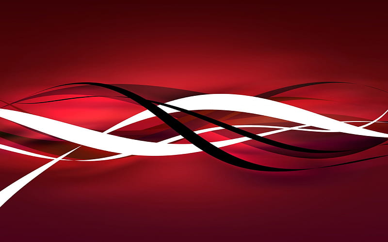 Abstract red wavy background wallpaper Royalty Free Vector