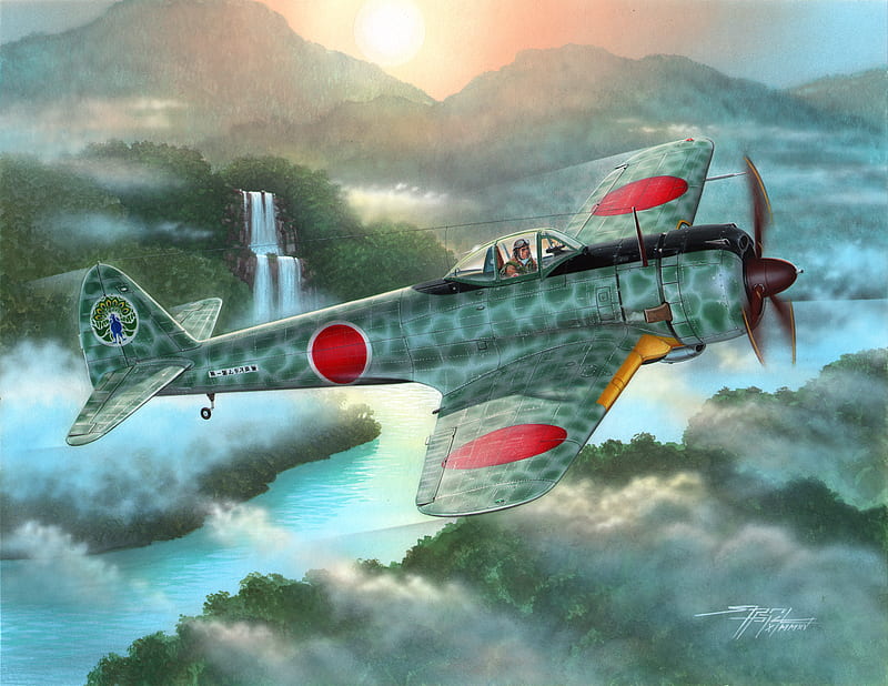 Military Aircraft, Aircraft, Nakajima Ki-43, Warplane, HD wallpaper