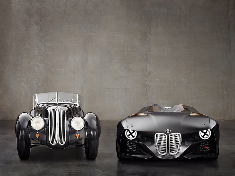 BMW 328 concept (old and new), concept, hommage, bmw, sports car, 328, HD wallpaper