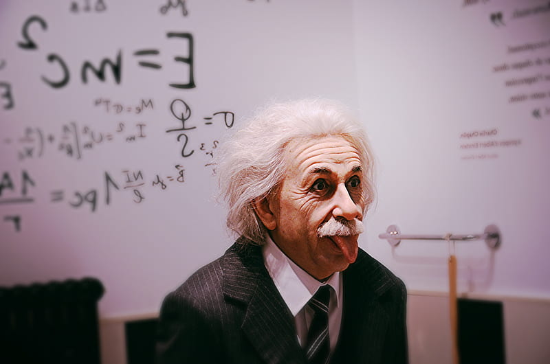 Albert Einstein licking tongue, HD wallpaper | Peakpx