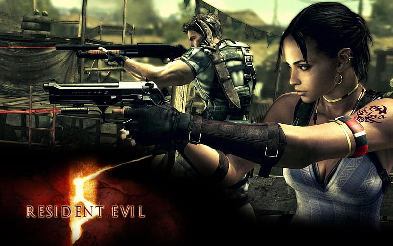Resident Evil 5 , 5, v, evil, resident evil, resident, HD wallpaper