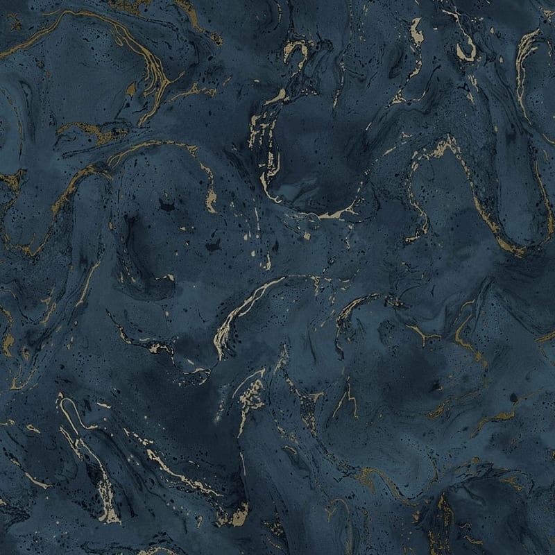 Onyx Marble Metallic Navy Blue Gold. I Love, HD phone wallpaper
